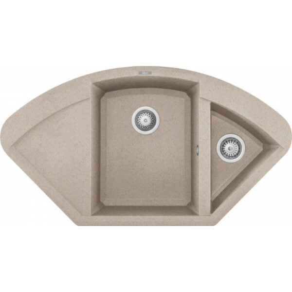 Elleci Easy Corner G51 Avena Gránit mosogatótálca (LGYCOR51)Munkalapra szerelhető
