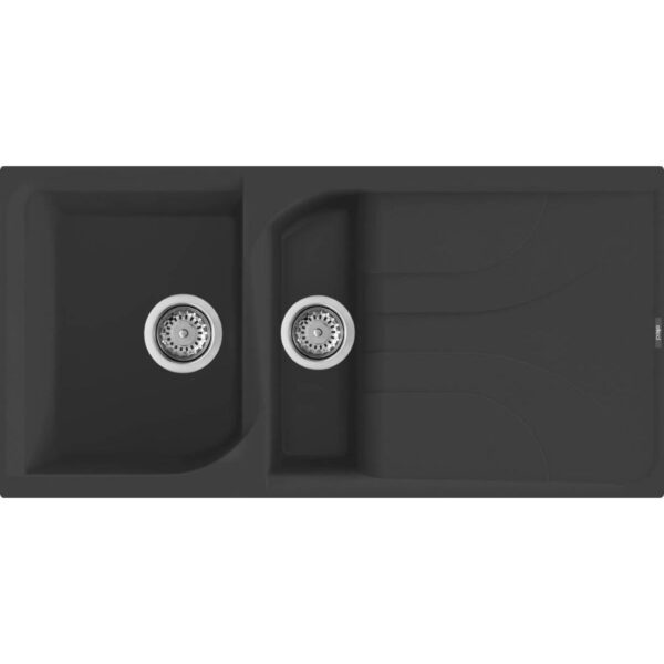 Elleci Ego 475 G40 Nero Gránit mosogatótálca (LGE47540)Munkalapra szerelhető