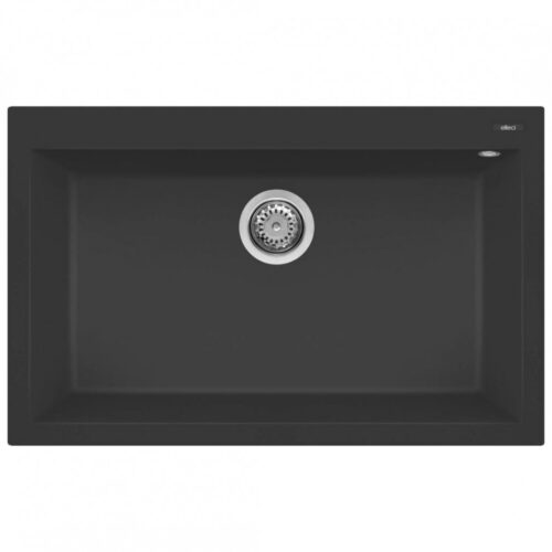 Elleci Quadra 130 G40 Nero Gránit mosogatótálca (LGQ13040)Munkalapra szerelhető