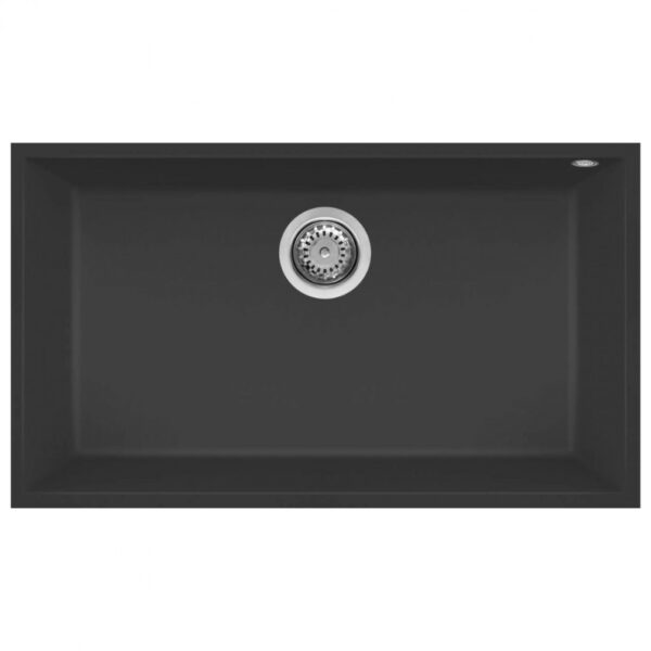 Elleci Quadra 130 G40 Nero Gránit mosogatótálca