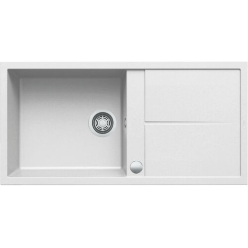 Elleci Unico 480 AUTOMATA K96 White Kerámia mosogatótálca (LKU48096AUT) Munkalapra szerelhető