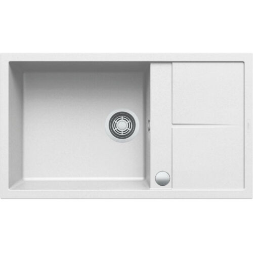 Elleci Unico 410 AUTOMATA K96 White Kerámia mosogatótálca (LKU41096AUT) Munkalapra szerelhető