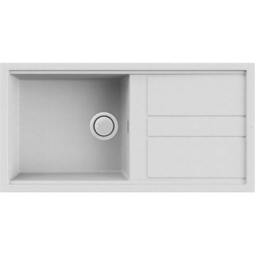Elleci Best 480 G68 Bianco Gránit mosogatótálca (LGB48068) Munkalapra szerelhető