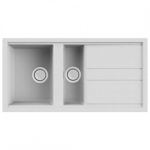 Elleci Best 475 G68 Bianco Gránit mosogatótálca (LGB47568)Munkalapra szerelhető