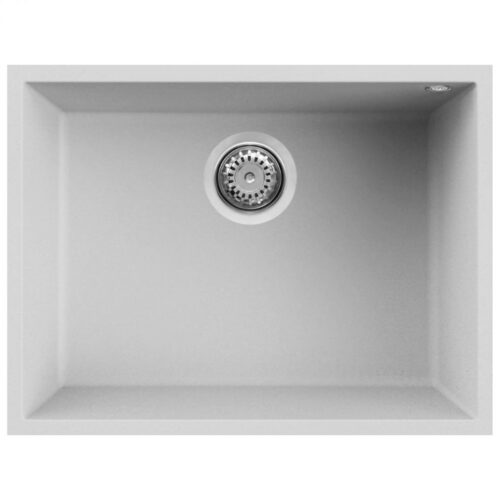 Elleci Quadra 110 G68 Bianco Gránit mosogatótálca