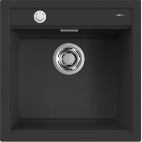 Elleci Best 104 Workstation AUTOMATA G40 Nero Gránit mosogatótálca (LGB10440AUT)Munkalapra szerelhető