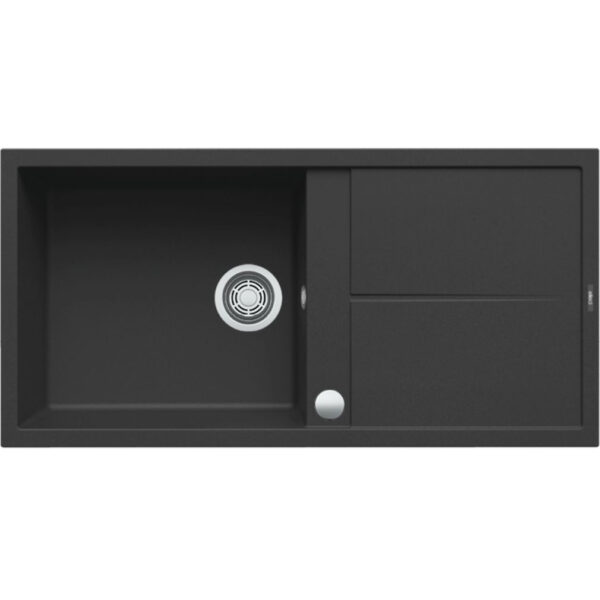 Elleci Best 480 AUTOMATA G40 Nero Gránit mosogatótálca (LGB48040AUT)Munkalapra szerelhető
