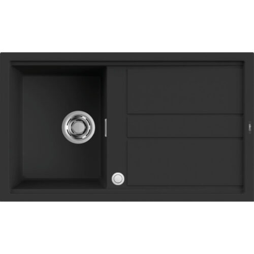 Elleci Best 400 AUTOMATA G40 Nero Gránit mosogatótálca (LGB40040AUT)Munkalapra szerelhető