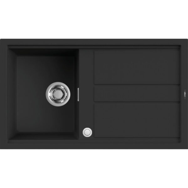 Elleci Best 400 AUTOMATA G40 Nero Gránit mosogatótálca (LGB40040AUT)Munkalapra szerelhető