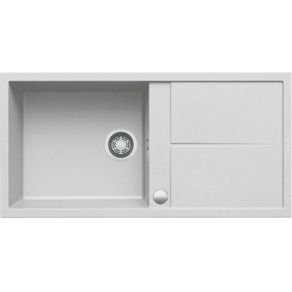 Elleci Unico 480 AUTOMATA G68 Bianco Gránit mosogatótálca (LGU48068AUT)Munkalapra szerelhető
