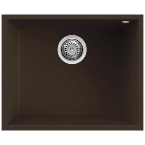 Elleci Quadra 105 M78 Espresso Gránit mosogatótálca