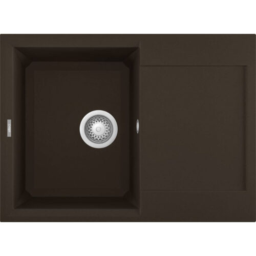 Elleci Easy 135 G78 Espresso Gránit mosogatótálca (LGY13578)Munkalapra szerelhető