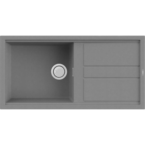 Elleci Best 480 M73 Titanium Gránit mosogatótálca (LMB48073) Munkalapra szerelhető