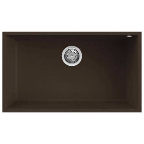 Elleci Quadra 130 M78 Espresso Gránit mosogatótálca
