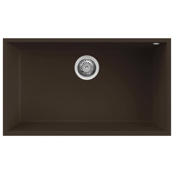 Elleci Quadra 130 M78 Espresso Gránit mosogatótálca