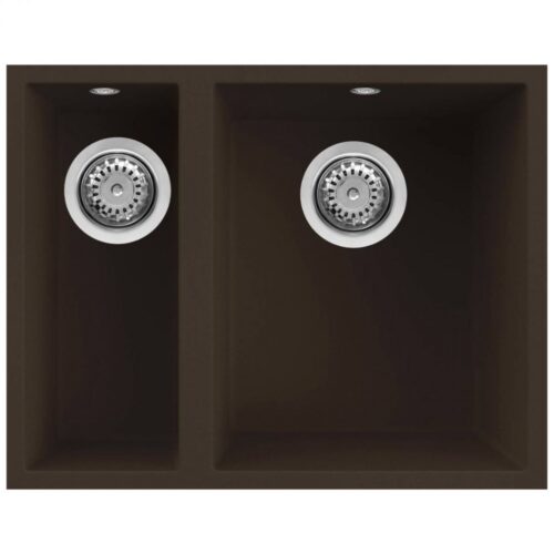 Elleci Quadra 150 M78 Espresso Gránit mosogatótálca