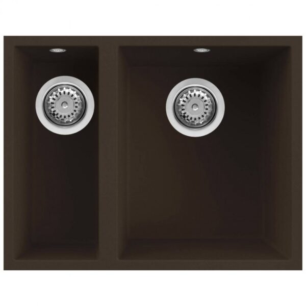 Elleci Quadra 150 M78 Espresso Gránit mosogatótálca