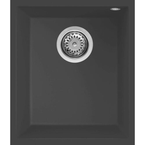 Elleci Quadra 100 M70 Nero metal Gránit mosogatótálca