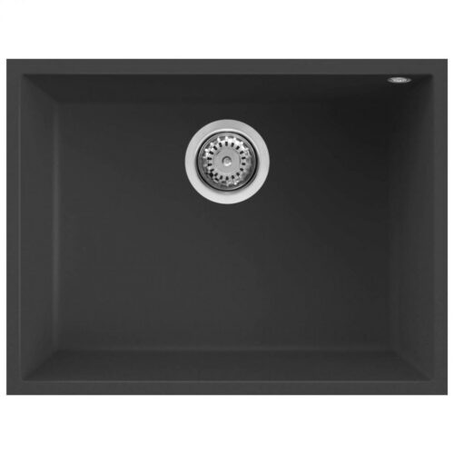 Elleci Quadra 110 M70 Nero metal Gránit mosogatótálca