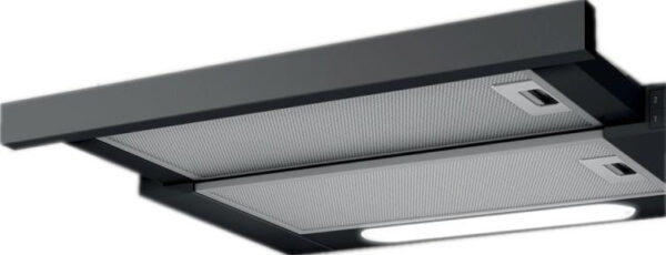 Elica ELITE 14 LUX BL/A/60 fekete Beépíthető Kihúzható páraelszívó Halogén világítás 1 db motor