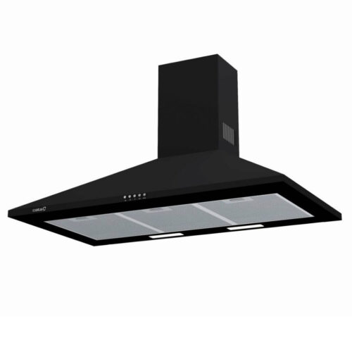 Cata Omega 900 BK/M fekete Fali páraelszívó LED világítás 1 db motor