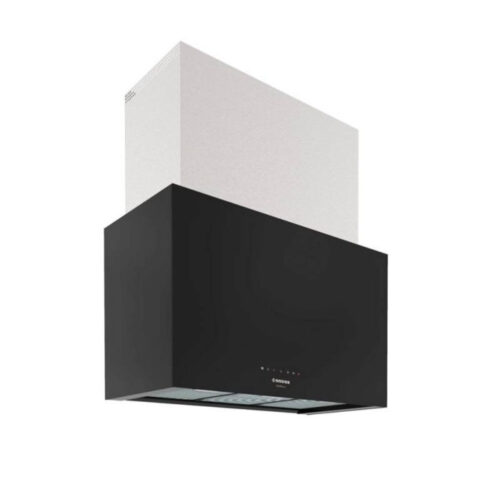Nodor NorBreeze CUBE GLASS ECO 90 BK Fali páraelszívó LED világítás 1 db motor